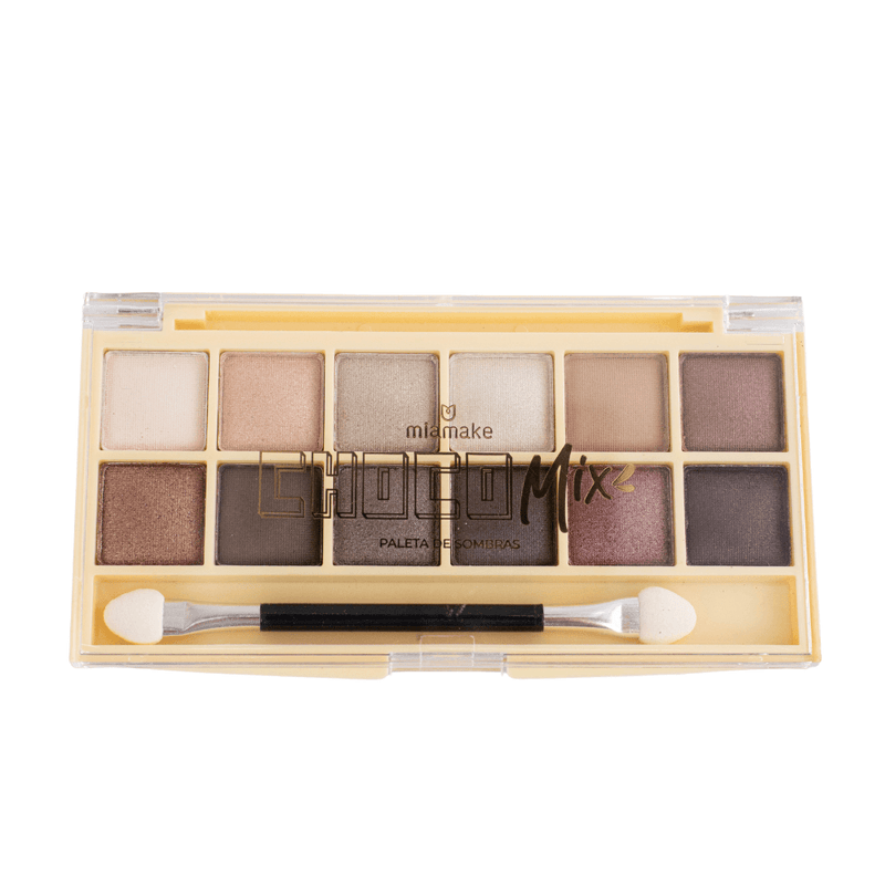 Paleta de Sombras Choco Mix - Chocolate Branco - Mia Make