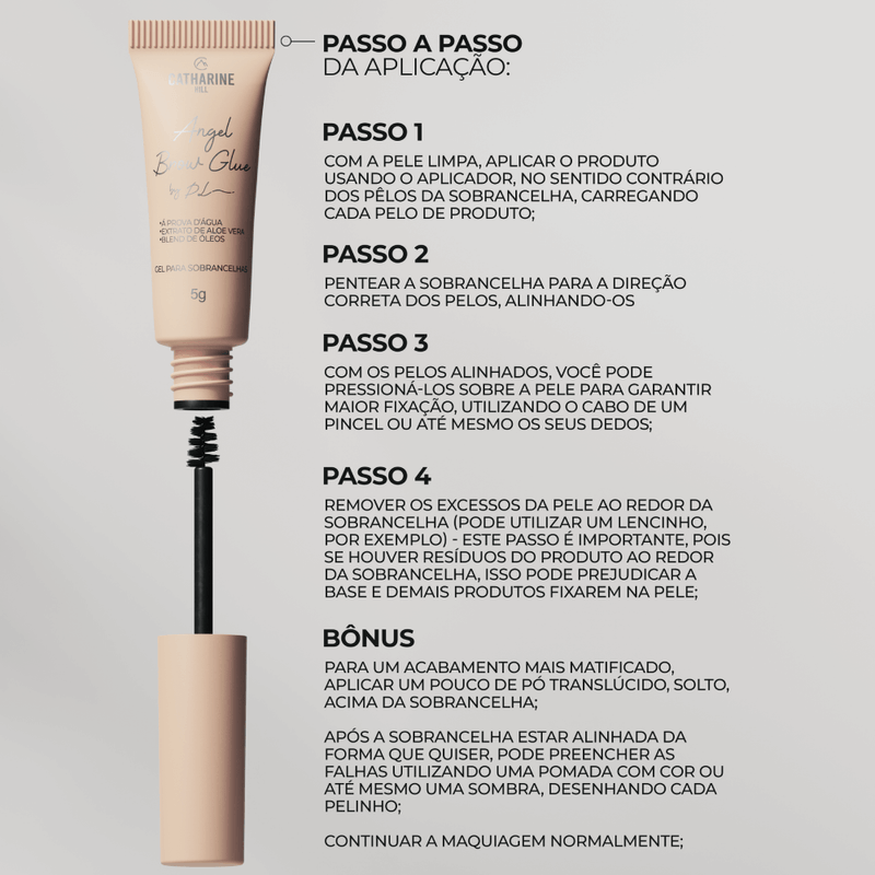 Angel Brow Glue - Gel Fixador para Sobrancelhas - Catharine Hill