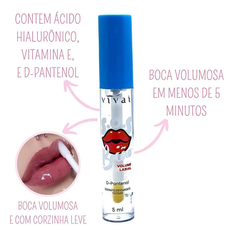 Gloss Labial SOS Bocão - Vivai