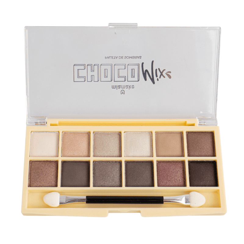 Paleta de Sombras Choco Mix - Chocolate Branco - Mia Make