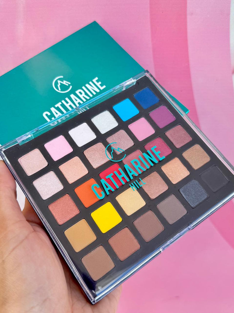 Paleta de Sombras 30 Cores Alta Pigmentação - Catharine Hill