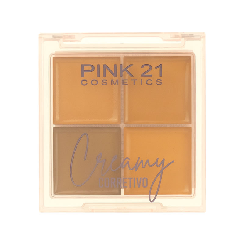 Paleta de Corretivo Creamy - Cor 03 -  Pink 21