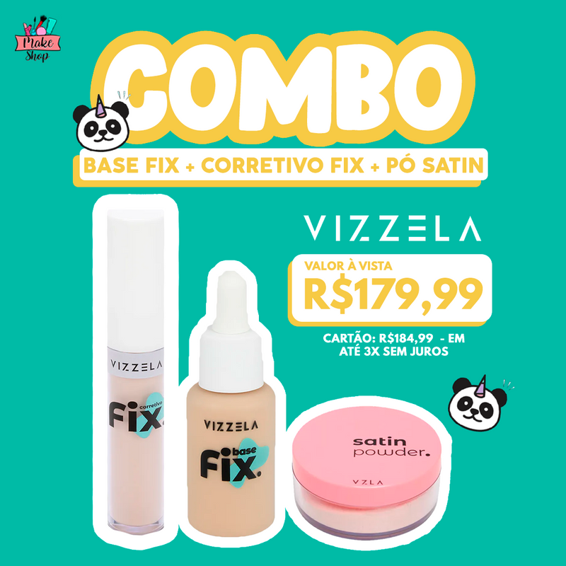 Combo Fix Vizzela (com Pó Solto)