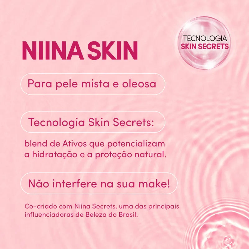 Hidratante Matificante Antioleosidade - Niina Skin - Eudora