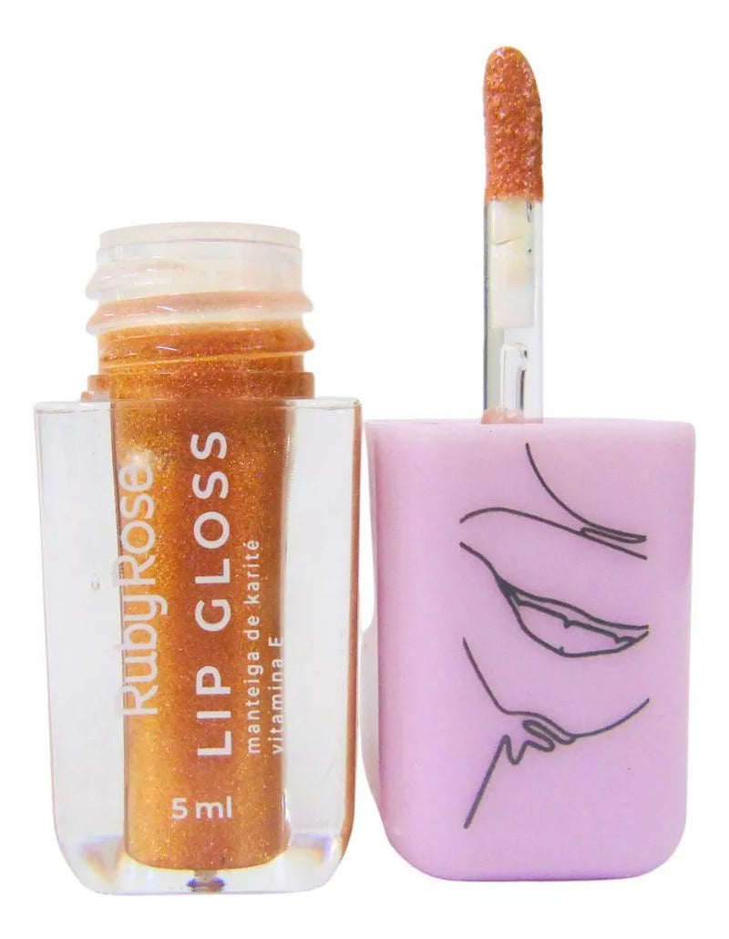 Lip Gloss com Glitter - 01 - Firefly - Ruby Rose