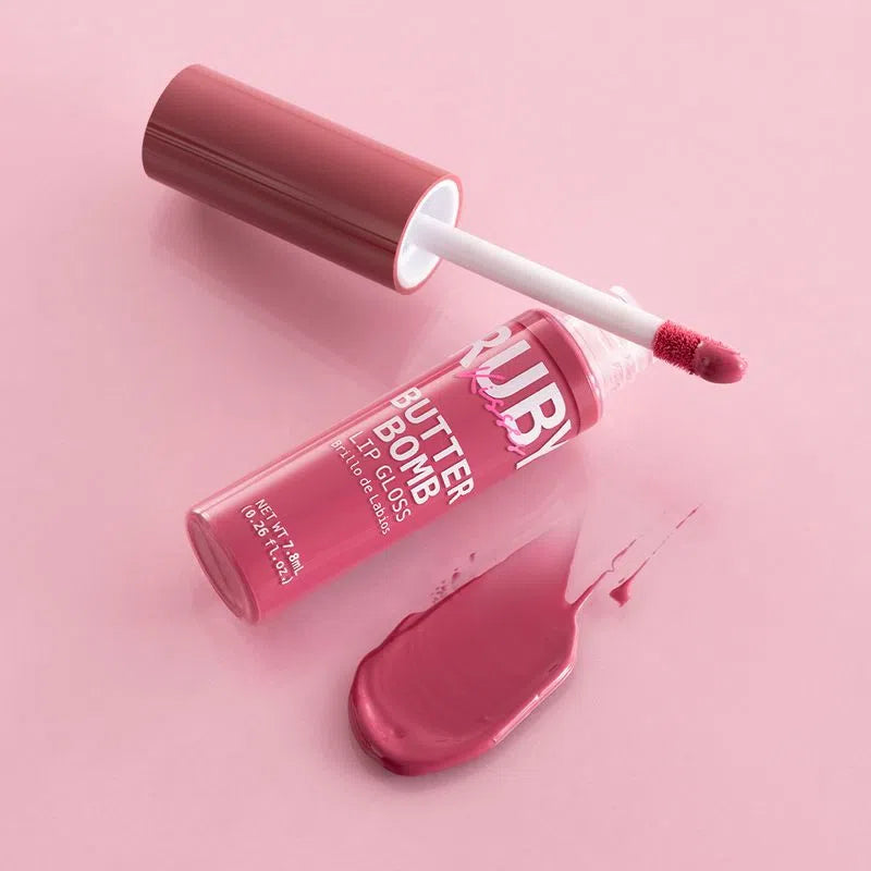 Lip Gloss Butter Bomb - Ruby Kisses - Blushing