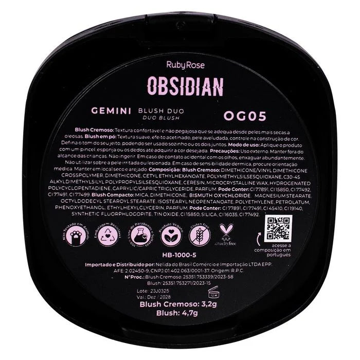 Blush Duo Gemini - Obsidian - OG05 - Ruby Rose