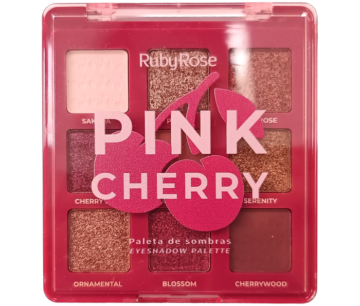 Paleta de Sombras - Pink Cherry - Ruby Rose