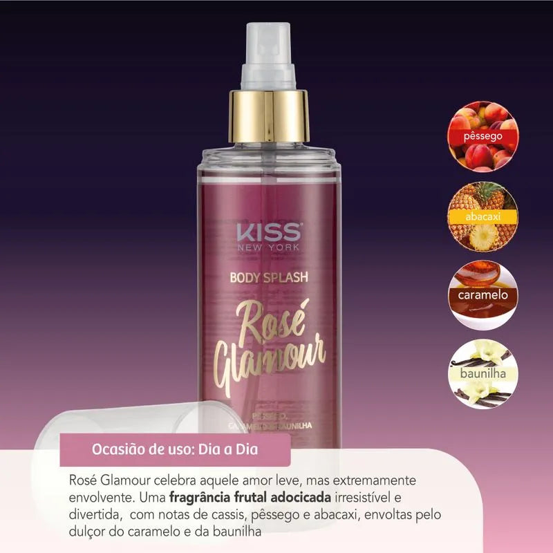 Body Splash - Rose Glamour - Kiss New York