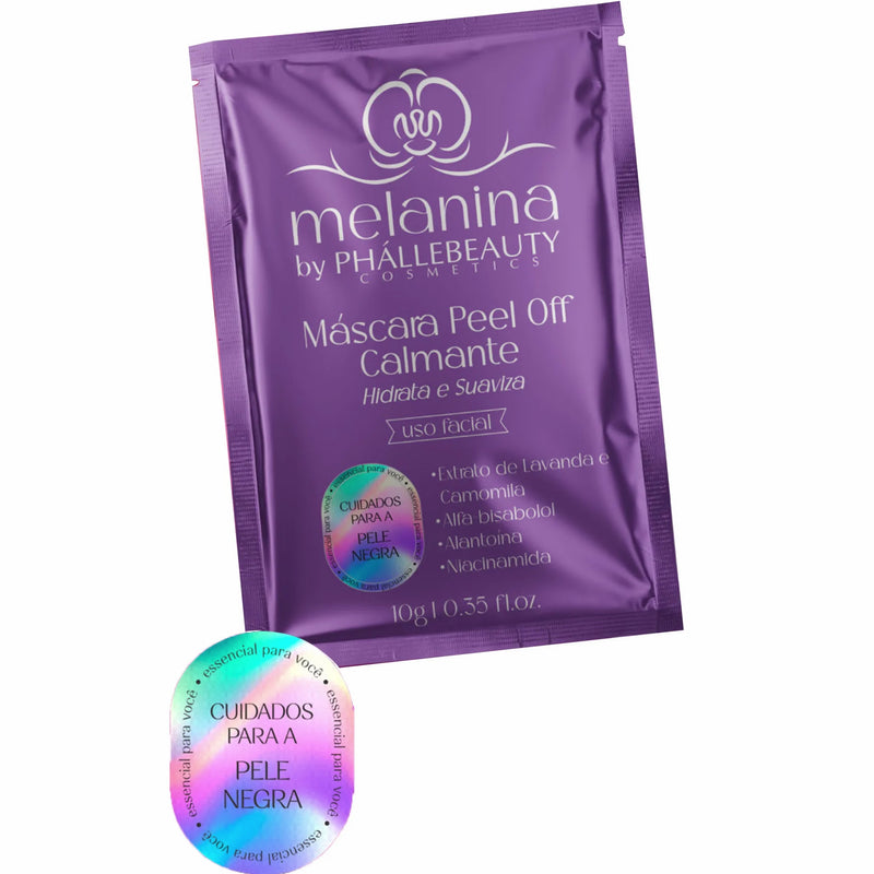 Máscara Calmante Peel Off - Melanina by Phallebeauty