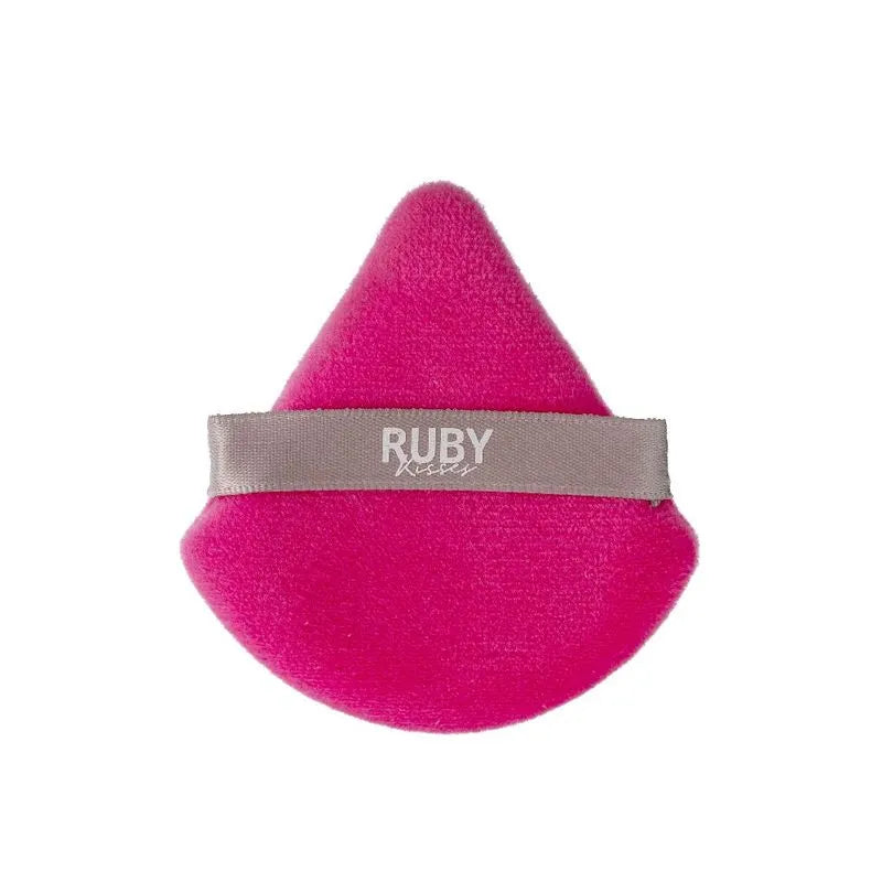 Esponja Puff Triangular - Rosa com Cinza - Ruby Kisses