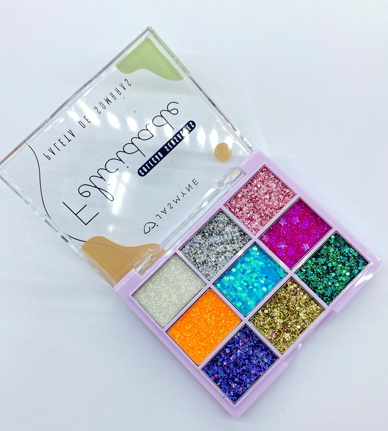 Paleta de Sombras com Glitter Felicidade - Cor A